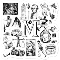 M Sticker