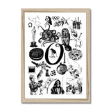 O Framed Print