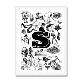 S Framed Print