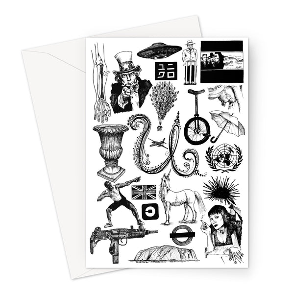 U Greeting Card