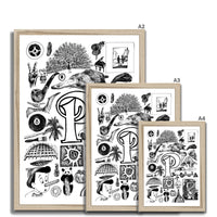 P Framed Print