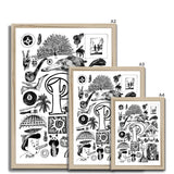 P Framed Print