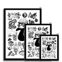 T Framed Print