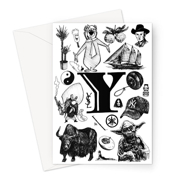 Y Greeting Card