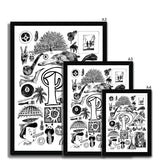 P Framed Print