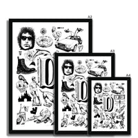 D Framed Print