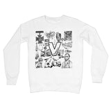 V Crew Neck Sweatshirt