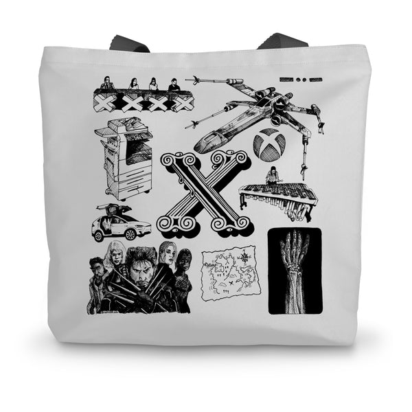 X Canvas Tote Bag