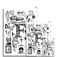 F Fine Art Print