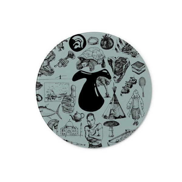T Glass Chopping Board