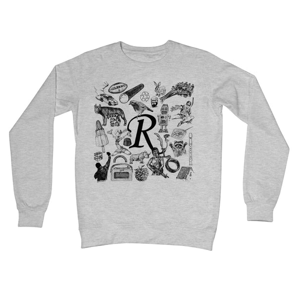 R Crew Neck Sweatshirt