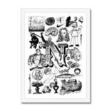N Framed Print