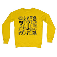 J Crew Neck Sweatshirt