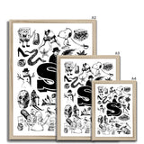 S Framed Print