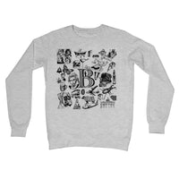 B Crew Neck Sweatshirt