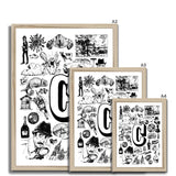 C Framed Print