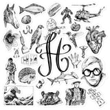 H Sticker