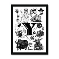 Y Framed Print
