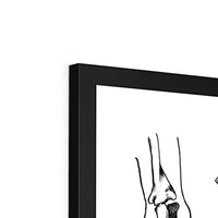 U Framed Print