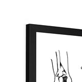 U Framed Print