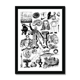 N Framed Print