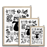 T Framed Print