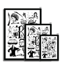 K Framed Print
