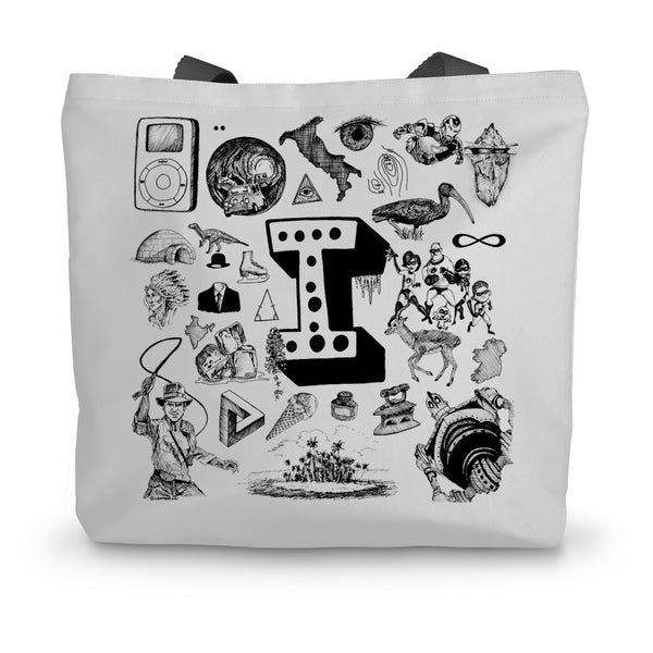 I Canvas Tote Bag