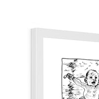 N Framed Print