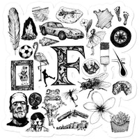F Sticker