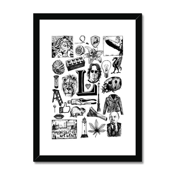 L Framed & Mounted Print