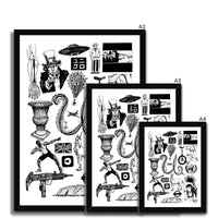 U Framed Print