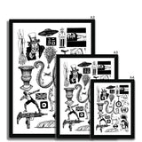 U Framed Print