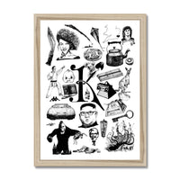 K Framed Print