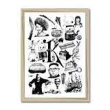 K Framed Print
