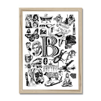 B Framed Print
