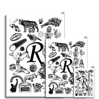 R Fine Art Print
