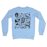 D Crew Neck Sweatshirt