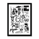U Framed Print