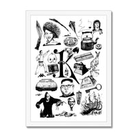 K Framed Print