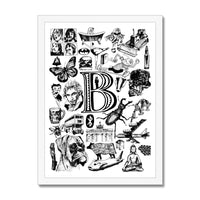 B Framed Print
