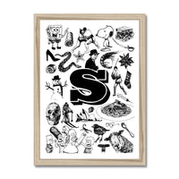 S Framed Print