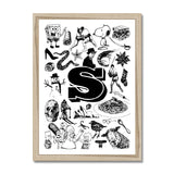 S Framed Print
