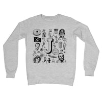 J Crew Neck Sweatshirt