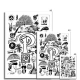 P Fine Art Print