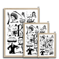 K Framed Print