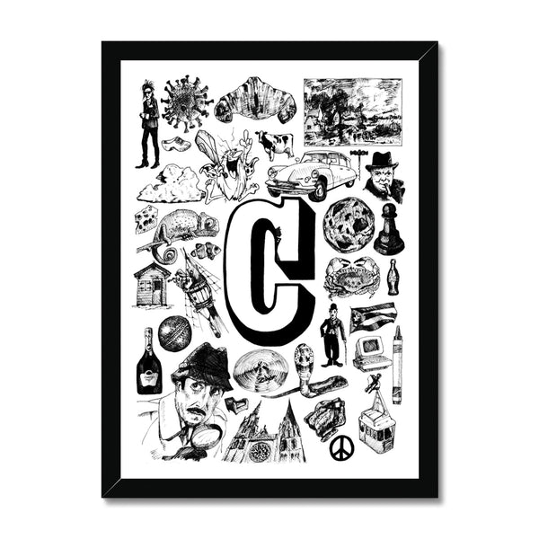 C Framed Print