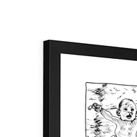 N Framed Print