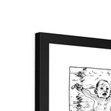 N Framed Print
