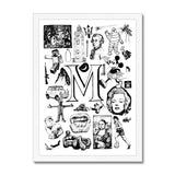 M Framed Print